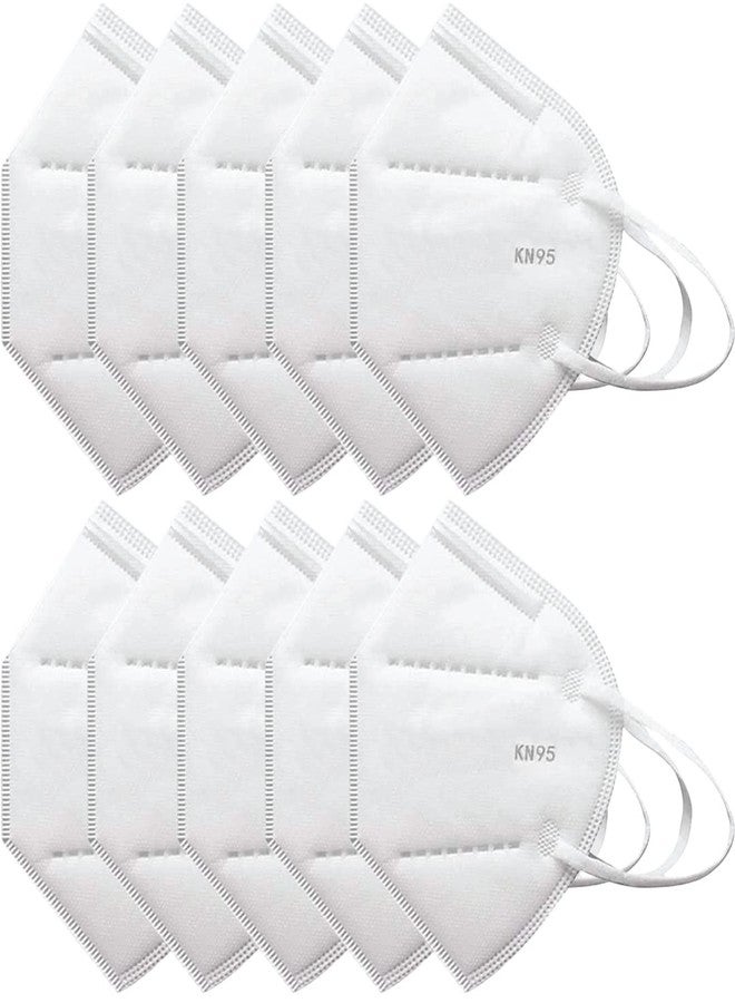 قناع وجه سوفت آي جيرم شيلد KN95 ذو 5 طبقات، قابل لإعادة الاستخدام والغسل، مزود بحلقة للأذن، مضاد للتلوث والغبار، قناع N95 أبيض - Image 1